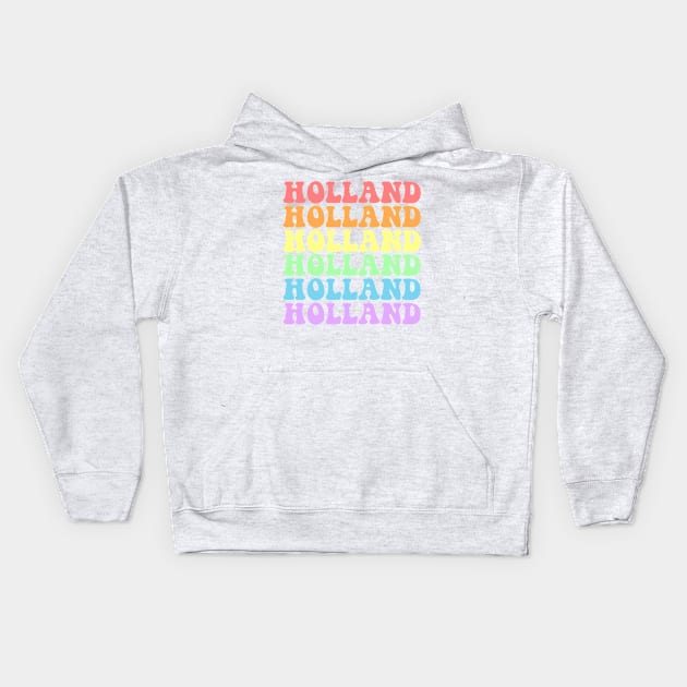 Tom Holland Kids Hoodie by ethereal